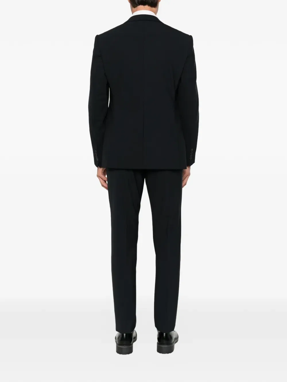 Однобортный костюм (тройка) EMPORIO ARMANI, черный — фото 3