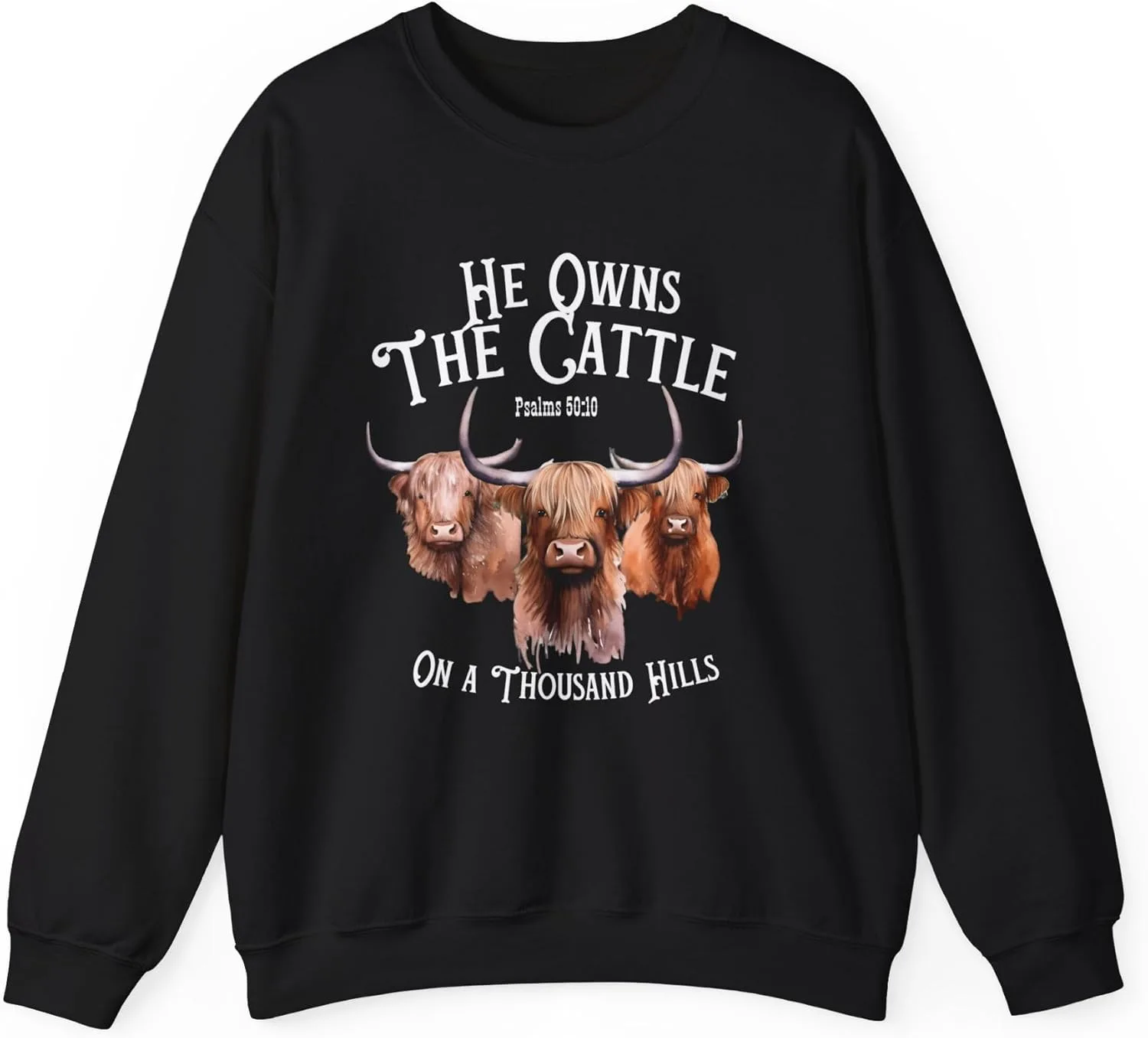 Свитшот Unisex Highland Cow