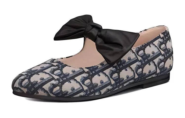 Детские туфли-лодочки DIOR, Beige Black — фото 4