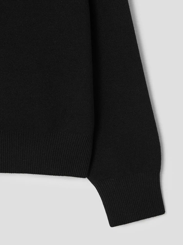 Кардиган оверсайз Le Cardigan Boutonne JACQUEMUS, Black — фото 4