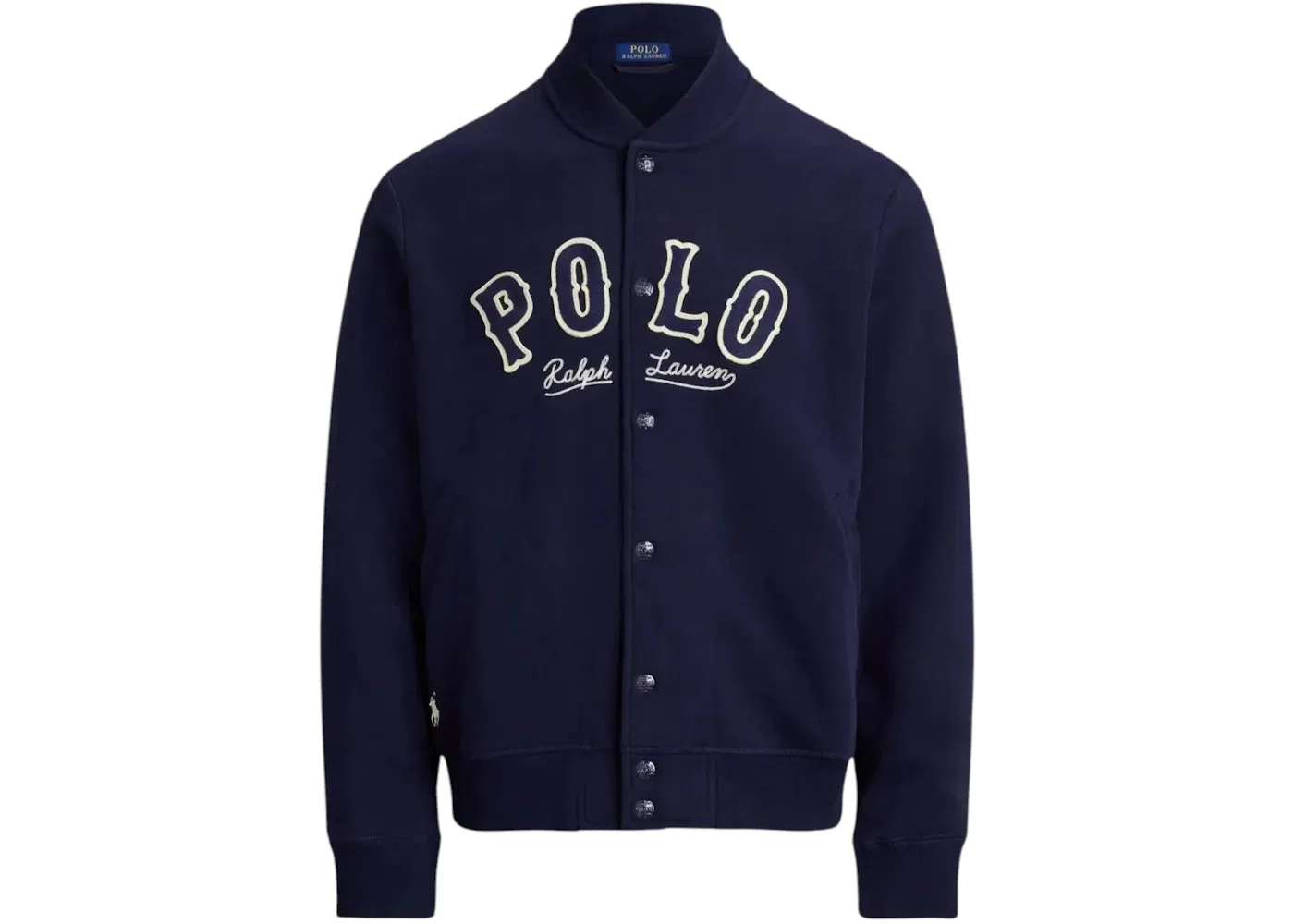 Мужская куртка с принтом Chain Stitched Basketball Polo Ralph Lauren, Cruise Navy