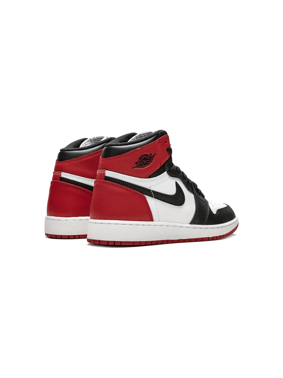 Кроссовки Air Jordan 1 Retro High OG BG Black Toe — фото 3