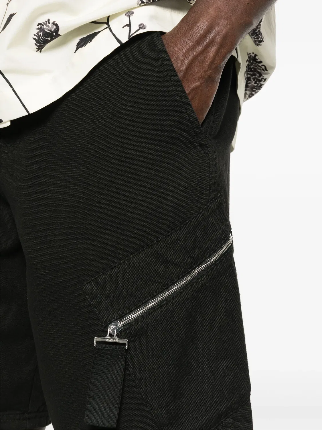 Шорты Le Short из канваса Jacquemus, черный — фото 3