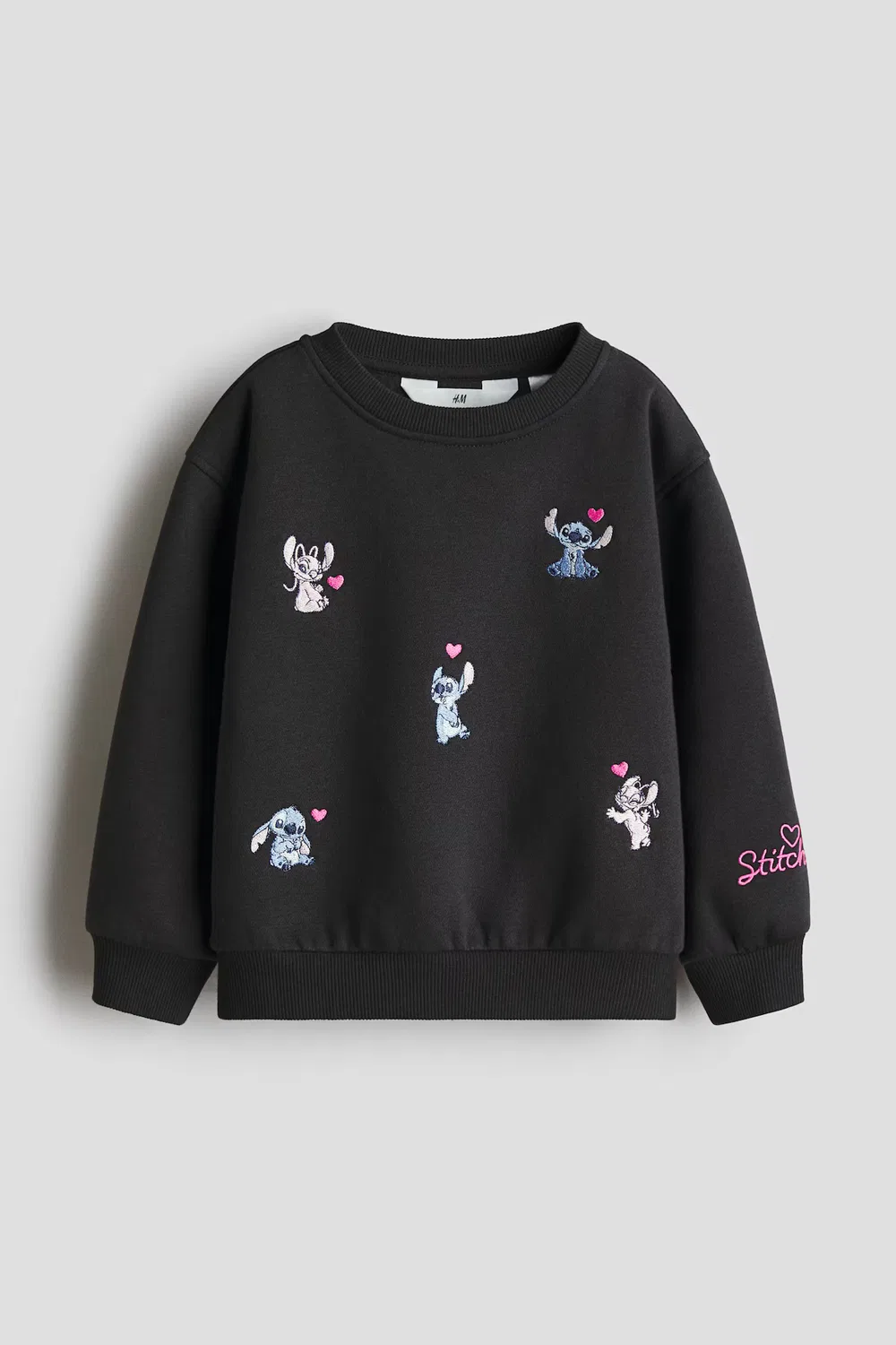 Толстовка с рисунком H&M, Schwarz/Lilo & Stitch