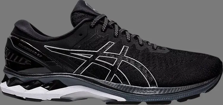 

Кроссовки gel kayano 27 4e wide 'black silver' Asics, черный