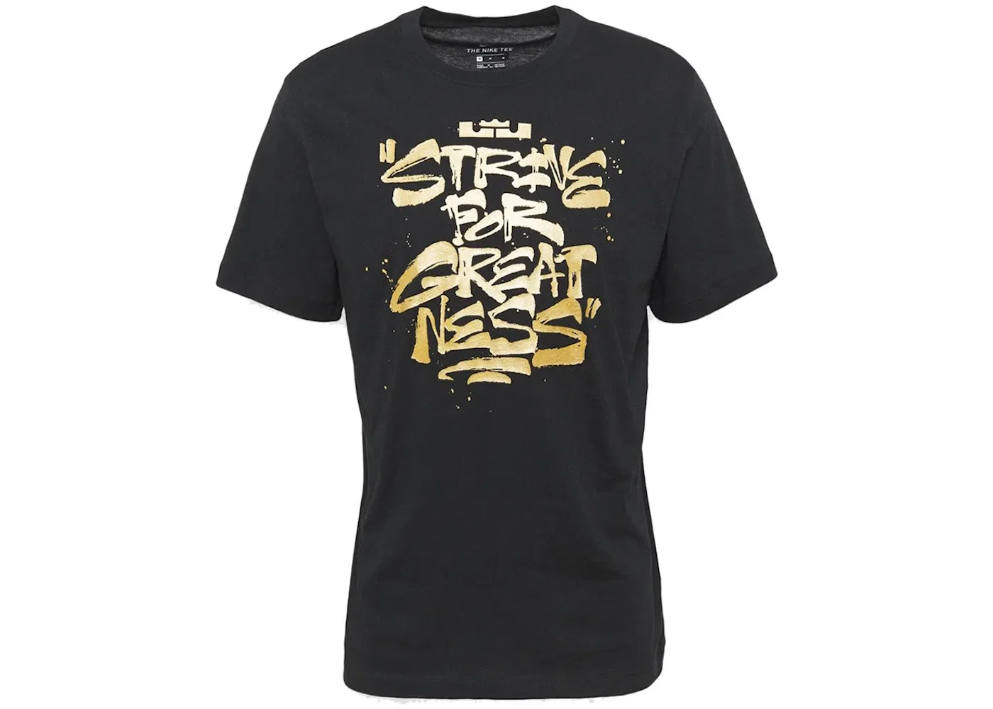Мужская футболка с принтом Nike Lebron Strive For Greatness, Black