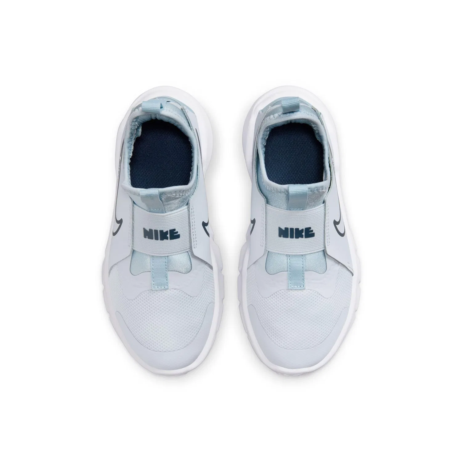 Детские беговые кроссовки с гибкой подошвой Flex Runner 2 NIKE, Football Grey Midnight Navy — фото 4