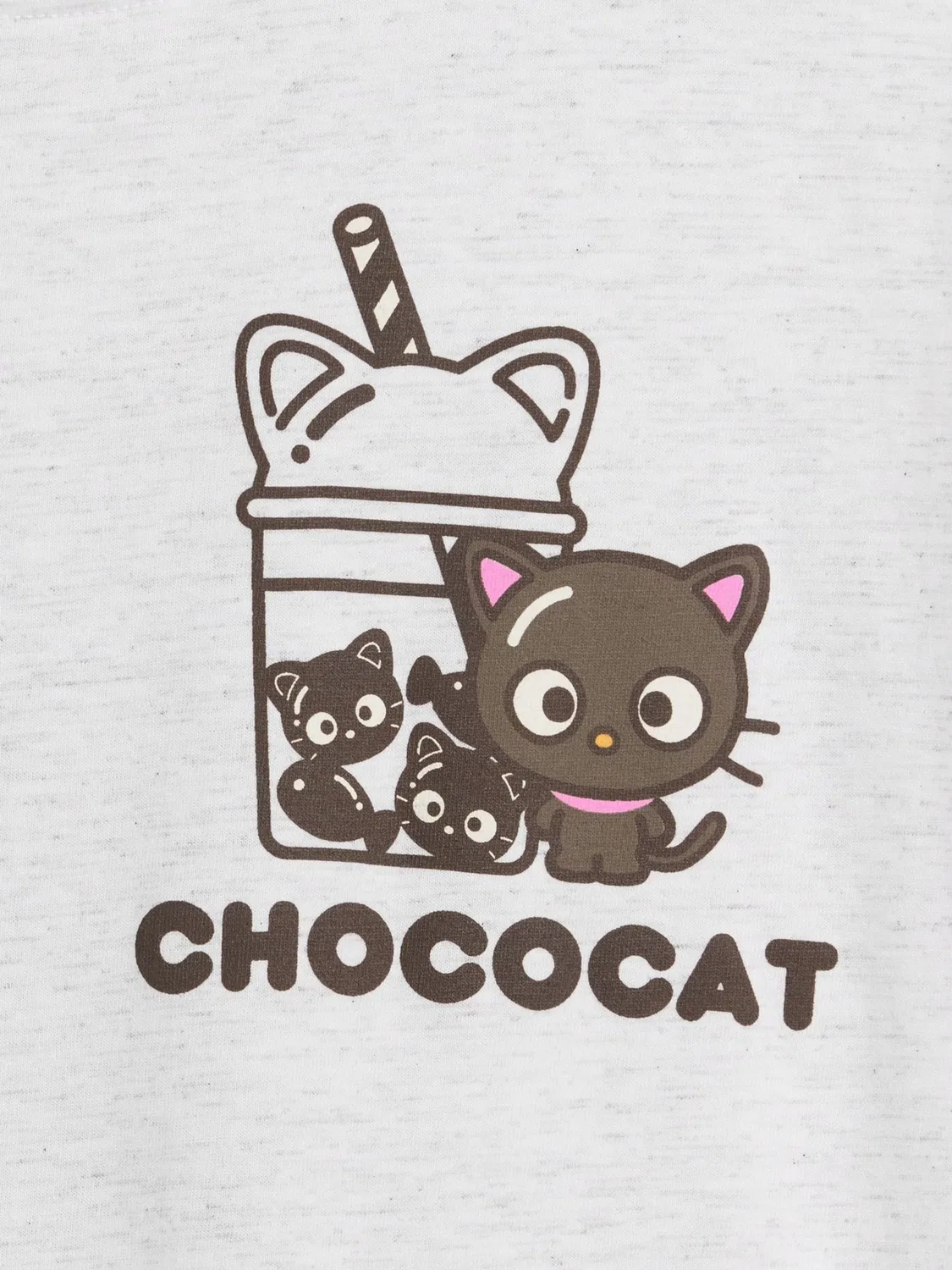 Футболка оверсайз Hello Kitty Gap, серая — фото 4