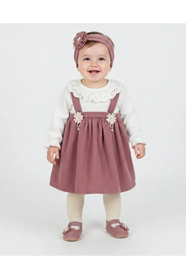 Детское платье для девочек с длинным рукавом Ege Bebek, Rose Dry