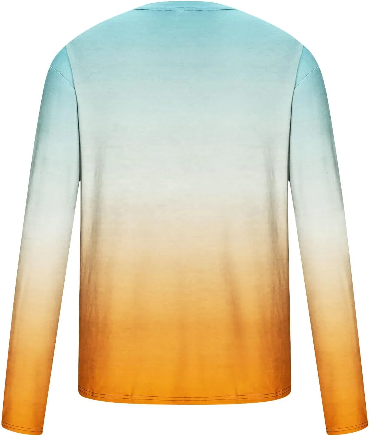 Мужская футболка с градиентом Regular Fit, Long Sleeve, Mint Green — фото 3