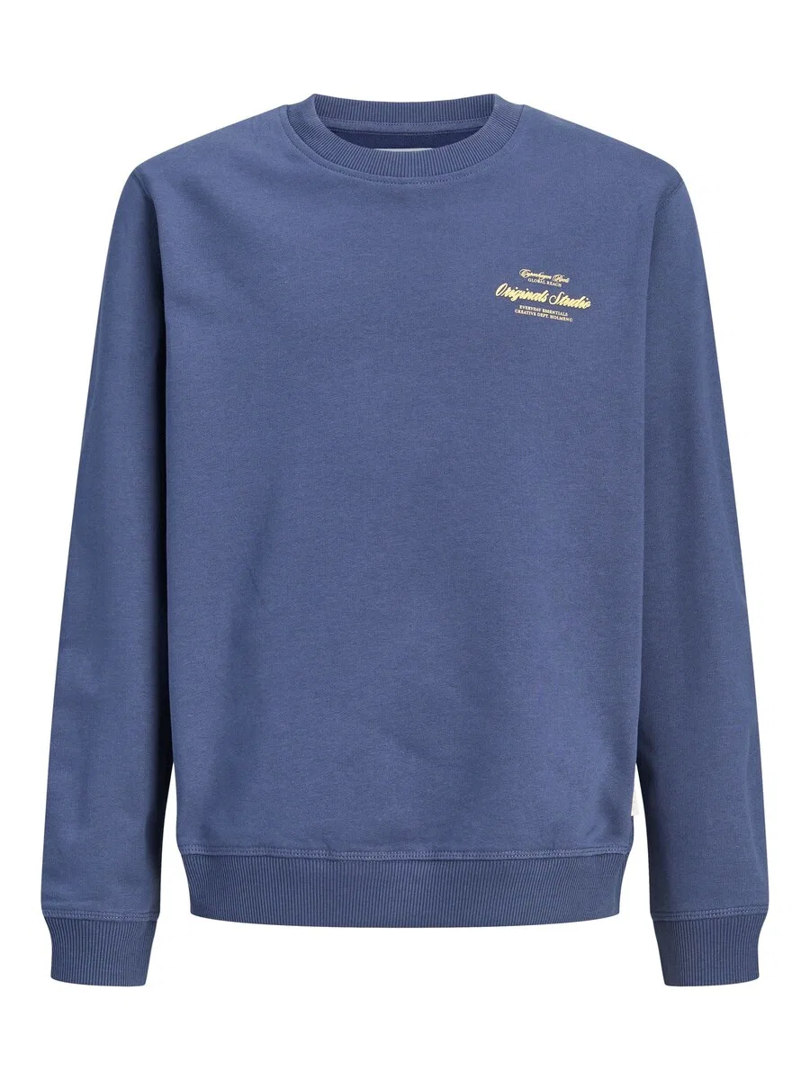 Детская толстовка темно-синего цвета Jack & Jones Junior