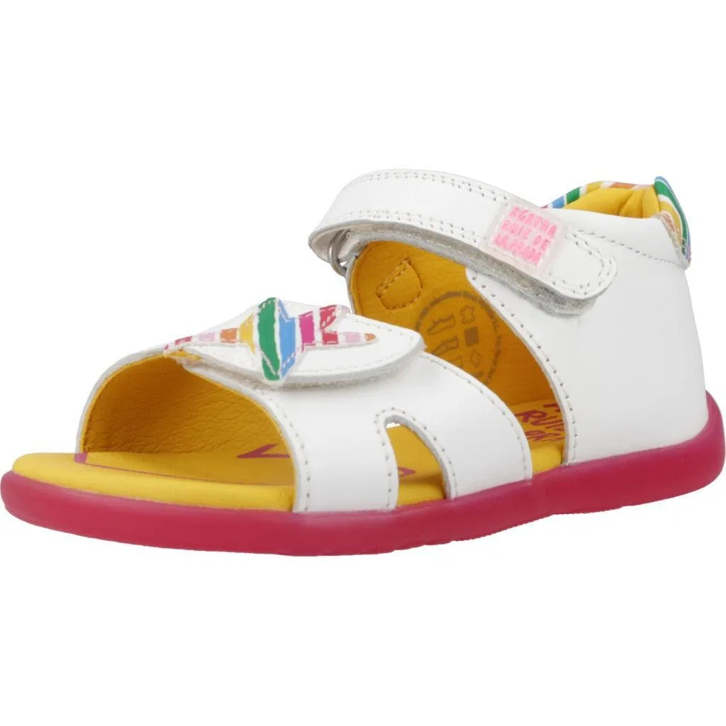 Сандалии с принтом Agatha Ruiz De La Prada, Weiß