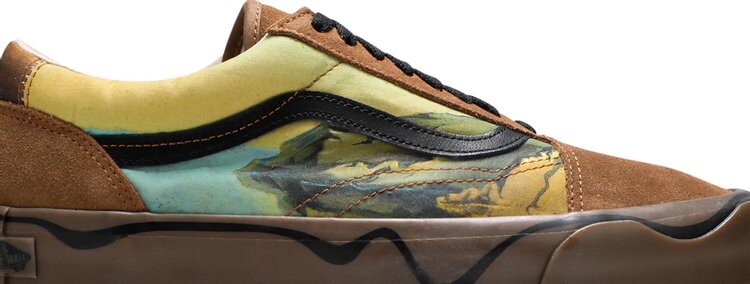 Кеды Vans MoMA x Old Skool Salvador Dalis The Persistence of Memory, коричневый — фото 2