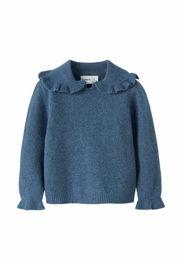 Джемпер из полиэстера Jumper Name It, Vintage Indigo, индиго — фото 3