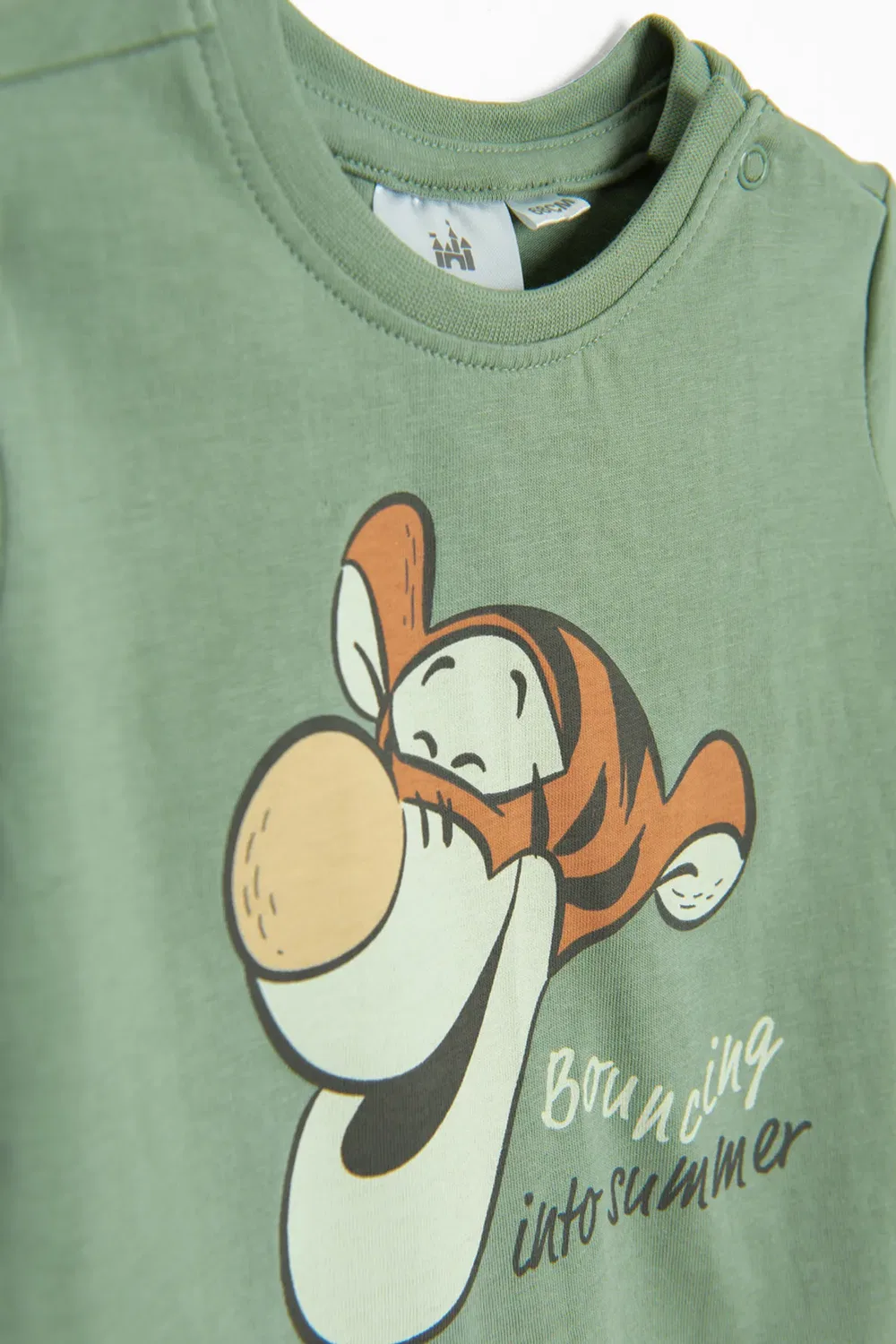 Детская футболка с принтом Tigger Cool Club, Green — фото 2
