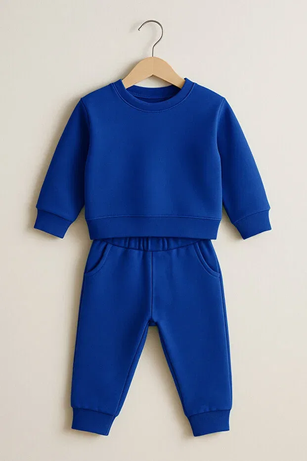 Детский спортивный костюм-пижама из хлопка Gocoland, Blue