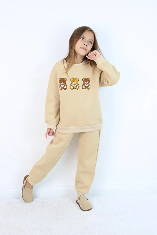 Детский комплект для мальчика с вышивкой Harika Kids, Ecru — фото 4