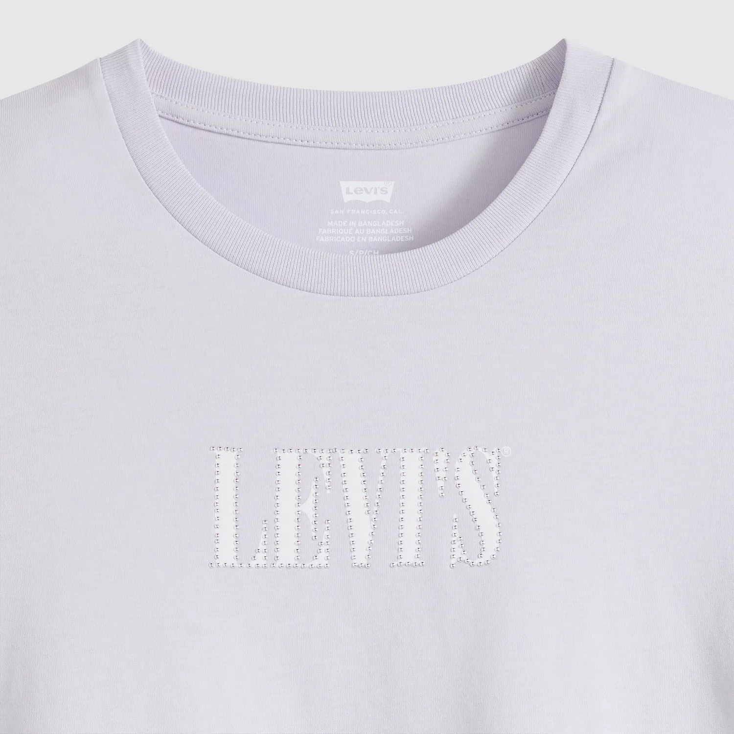 Футболка с круглым вырезом Light Purple, Levis — фото 3