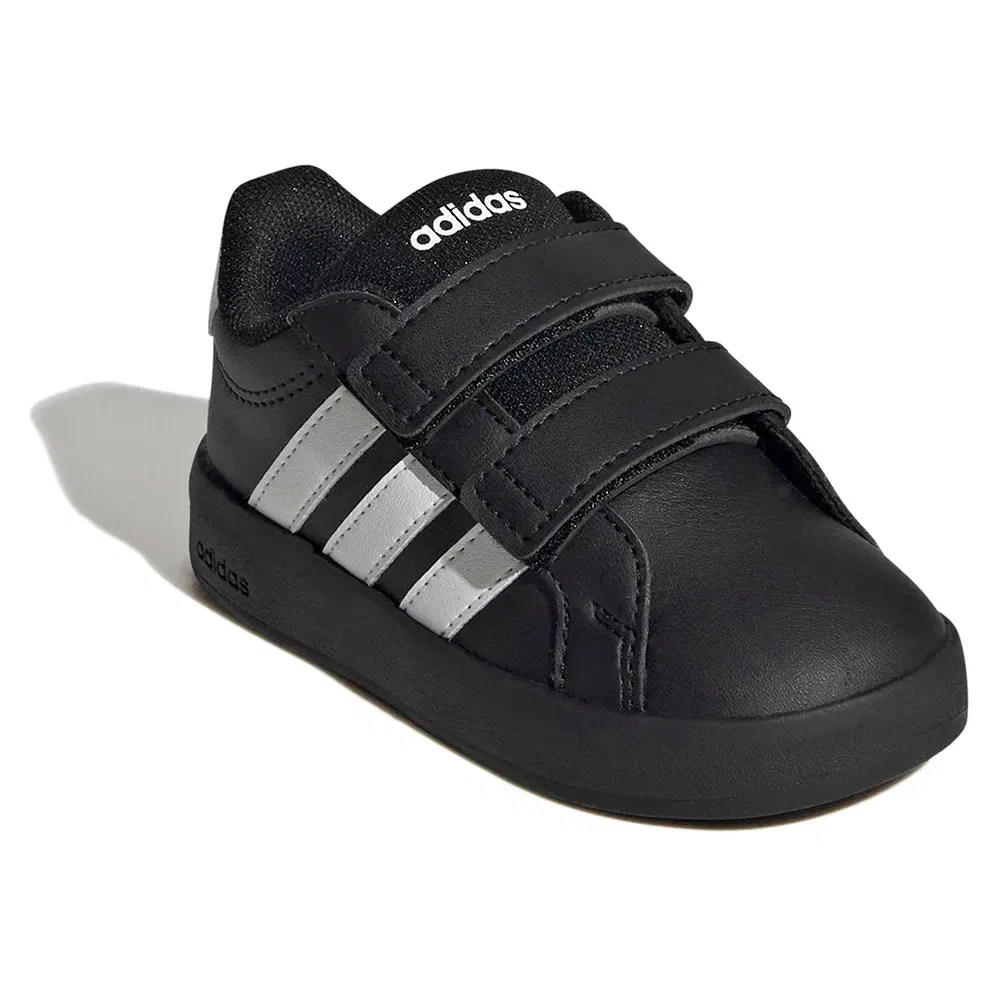 Кроссовки Adidas Grand Court 30 для малышей, черный — фото 2