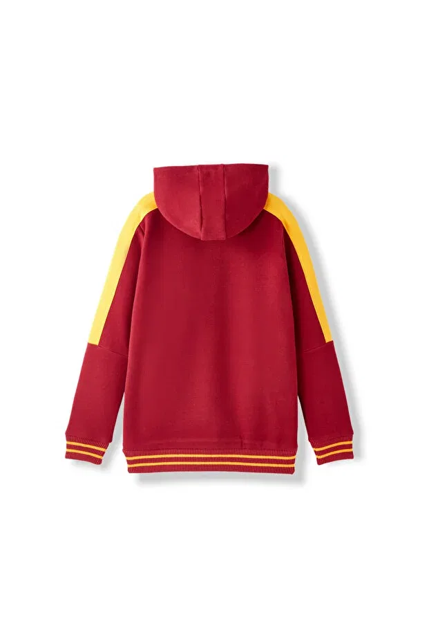 Детское худи для девочек с капюшоном Galatasaray kids hoodie c252065 Gsstore, Burgundy — фото 2