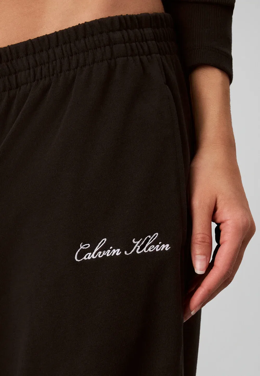 Пижамные штаны Calvin Klein, Black — фото 4