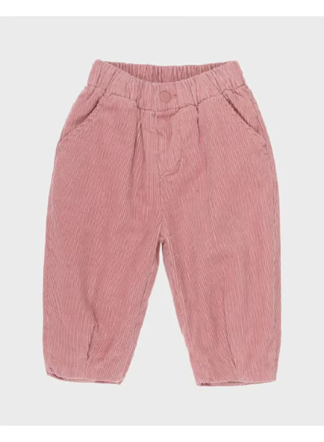Брюки на кнопках с эластичным поясом Zara, розовый
