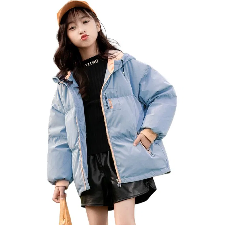 Детская пуховая куртка с принтом Lanza, Light Blue