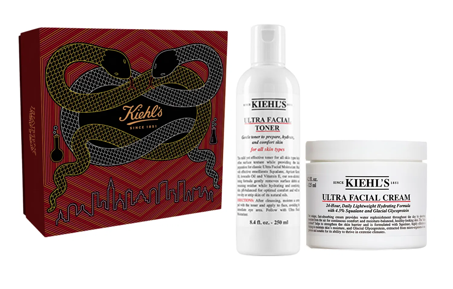 Набор уходовой косметики Kiehl's, High Moisturizing Water 250ml + High Hydrating Cream 125ml, Kiehl's