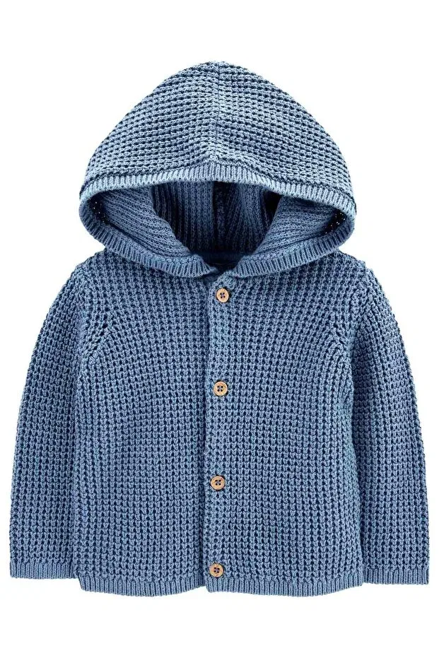 Детский кардиган для мальчиков с капюшоном Carter'S, Blue