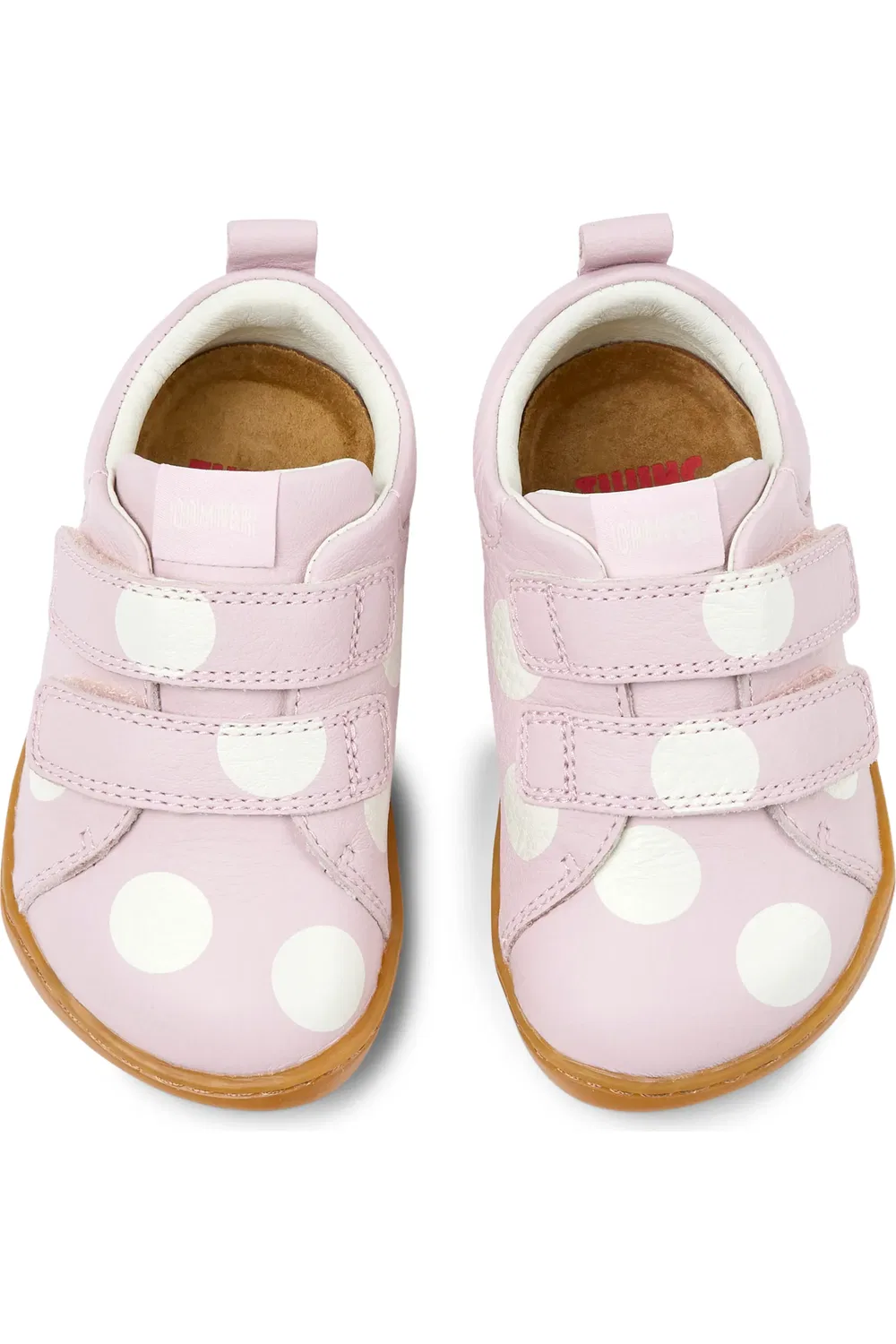 Кеды детские Camper Moomin Peu Cami Twins First Walker, для первых шагов, разноцветный - розовый — фото 4