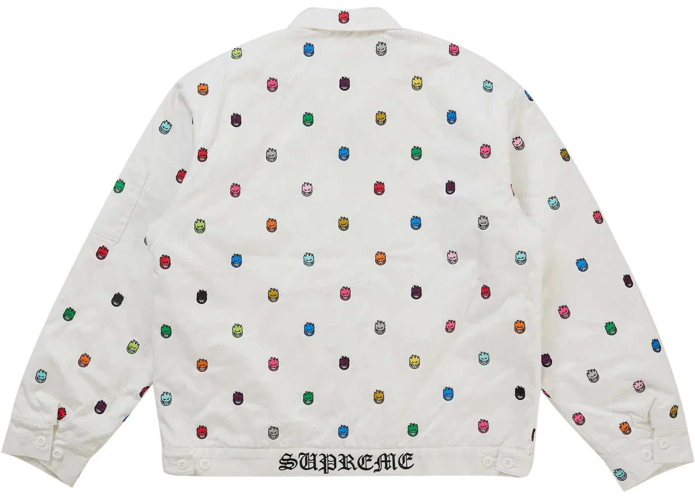 Мужская куртка Supreme Spitfire Work Jacket, White — фото 3