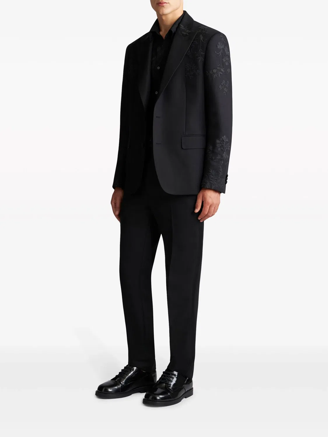 Узкие брюки с зауженным кроем ETRO, черный — фото 3