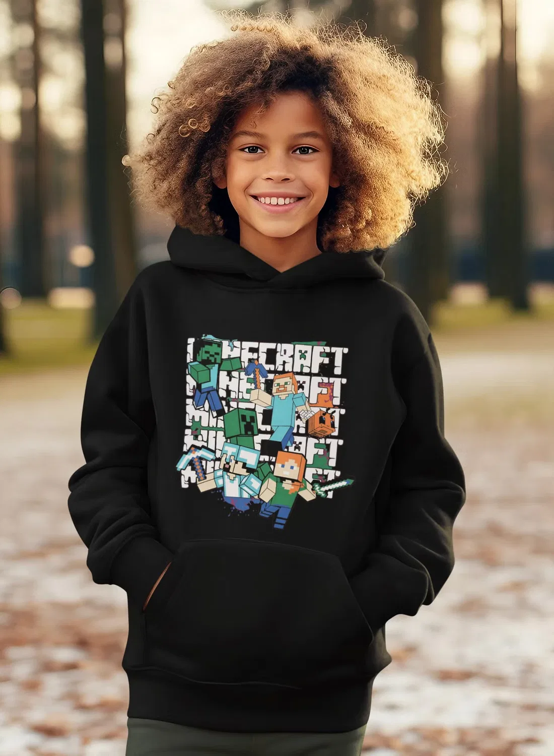 Худи с принтом Minecraft, Zoom