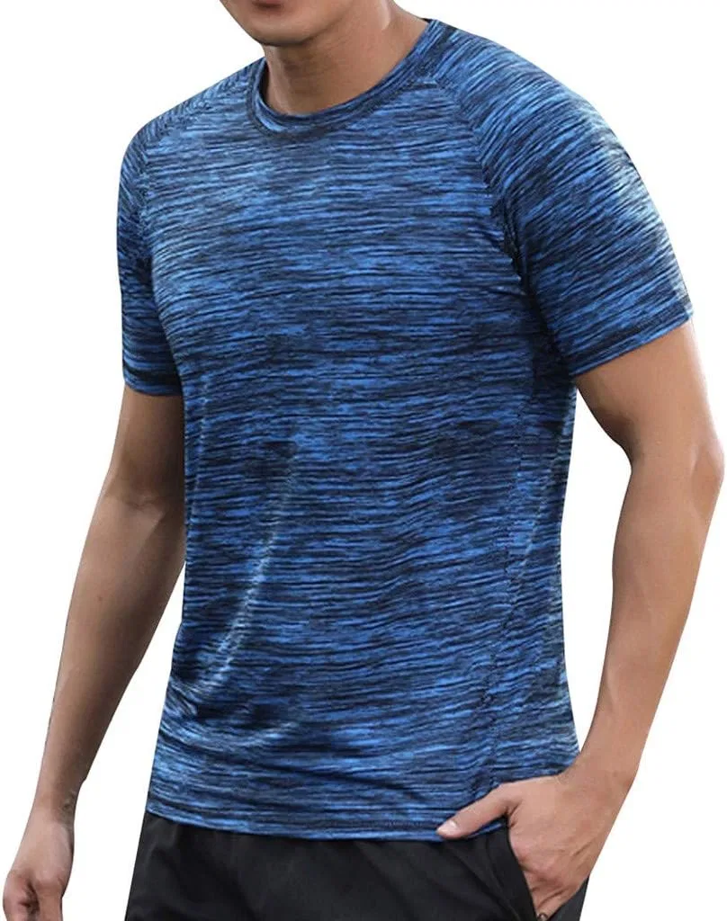 Мужская футболка с круглым вырезом быстросохнущая Athletic, Blue — фото 2