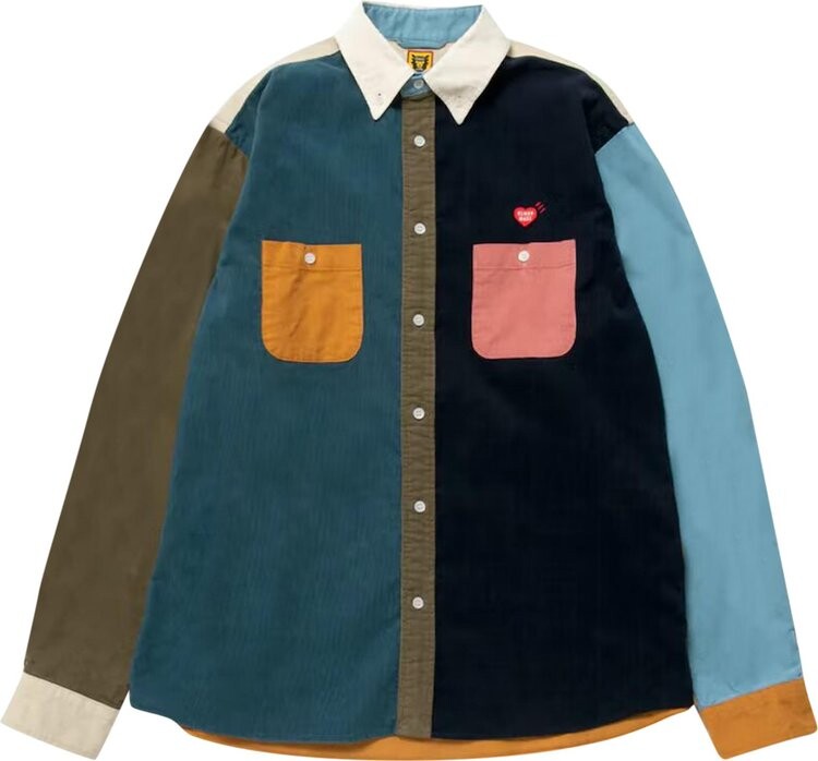 

Рубашка Human Made Crazy Corduroy Shirt 'Blue', синий