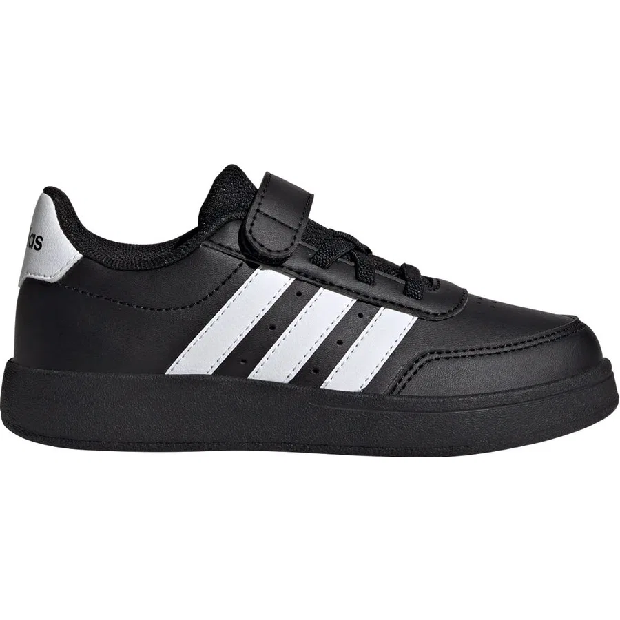 Детские спортивные кроссовки с липучкой Breaknet 2.0 adidas, Черно-белый — фото 2