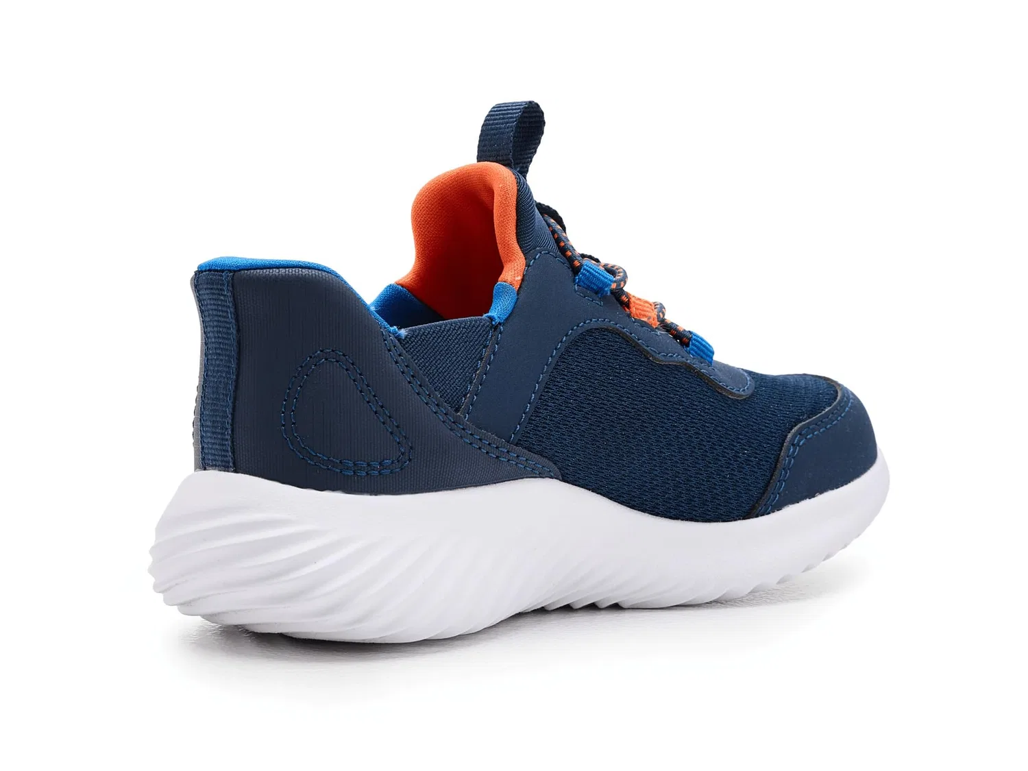 Детские кроссовки для мальчиков с технологией Slip-in Bounder Skechers, Blue Navy — фото 4