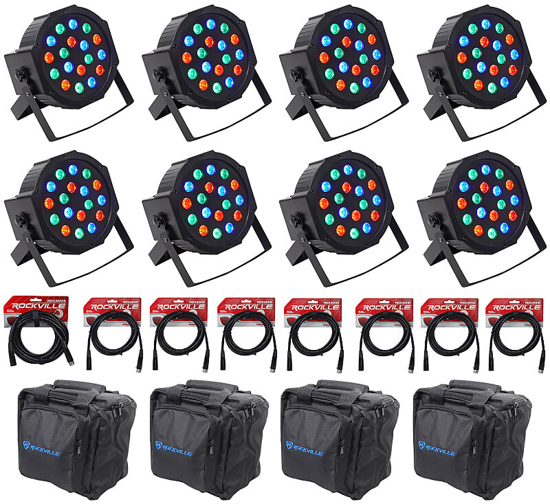 

Перезаряжаемые лампы Rockville RockPAR50 LED RGB Par