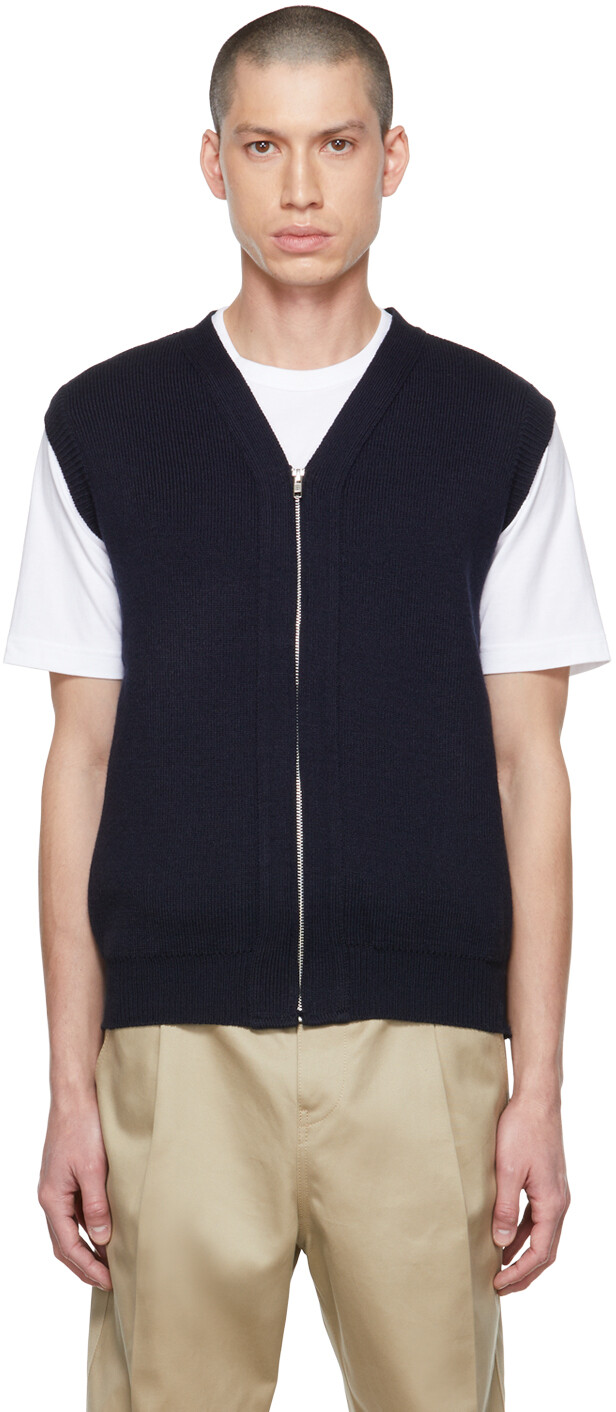 

Темно-синий жилет Lochaven Of Scotland Edition Comme des Garçons Homme Deux