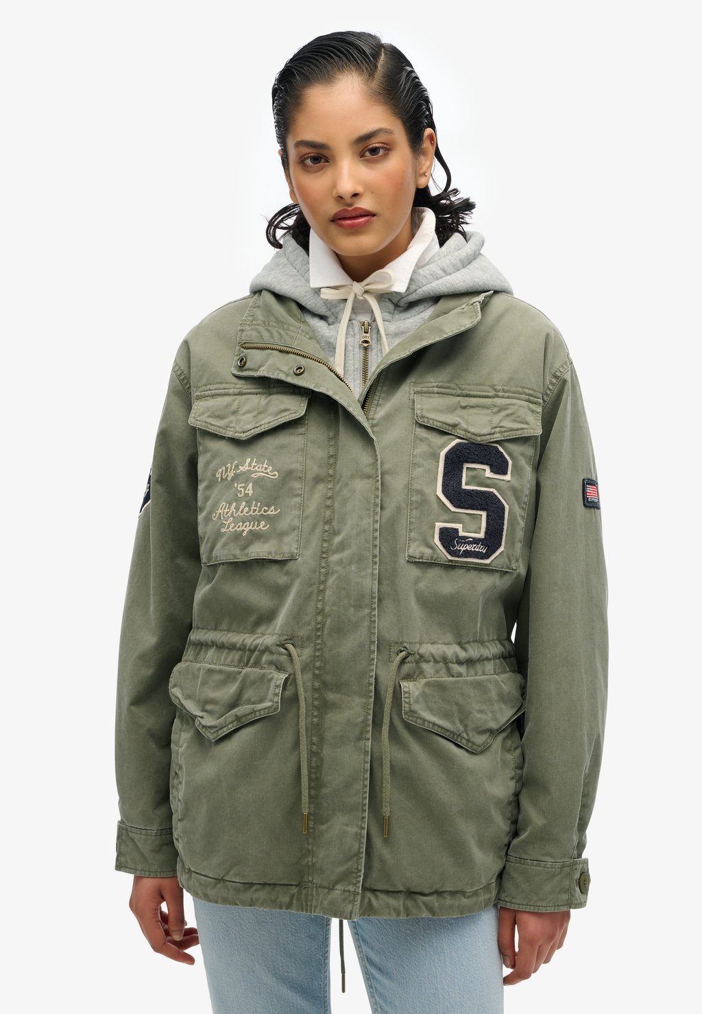 

Парка Superdry, зеленый