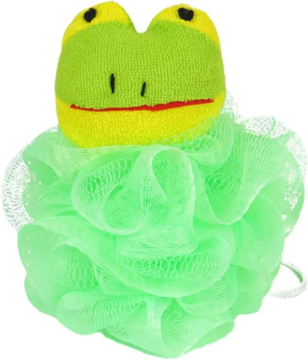 Детский банный спонж в форме мультяшного персонажа Generisch, Frog