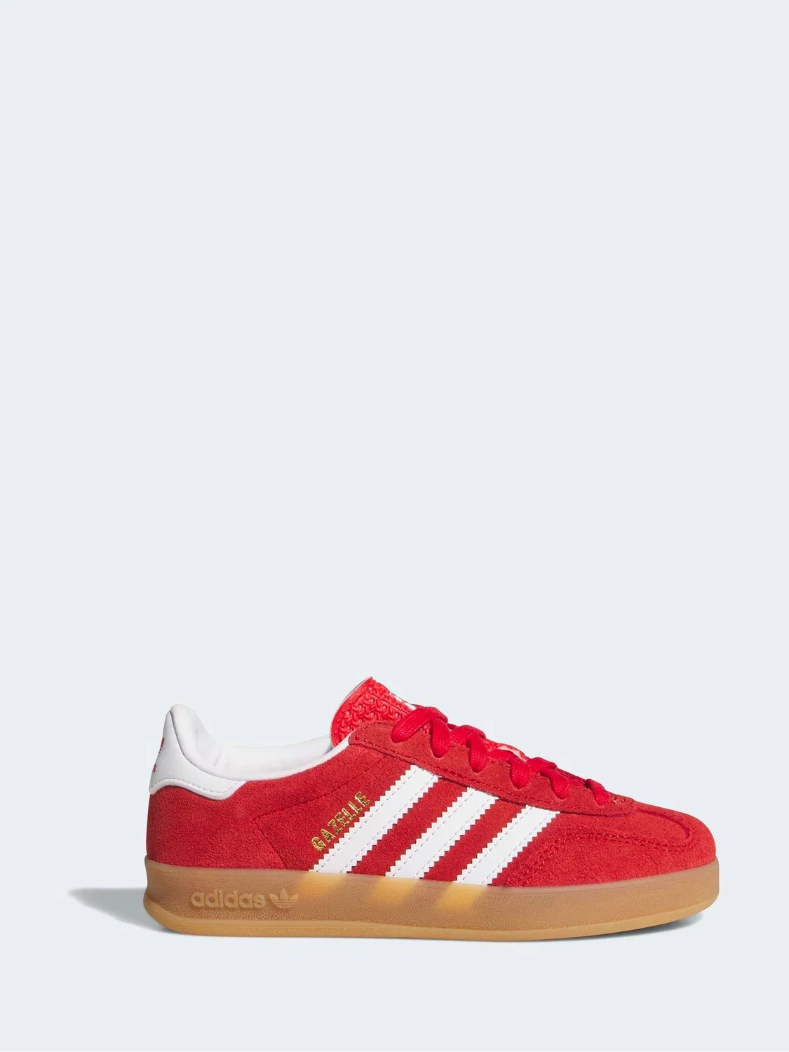 Кроссовки Gazelle Indoor, adidas Originals, красный/белый