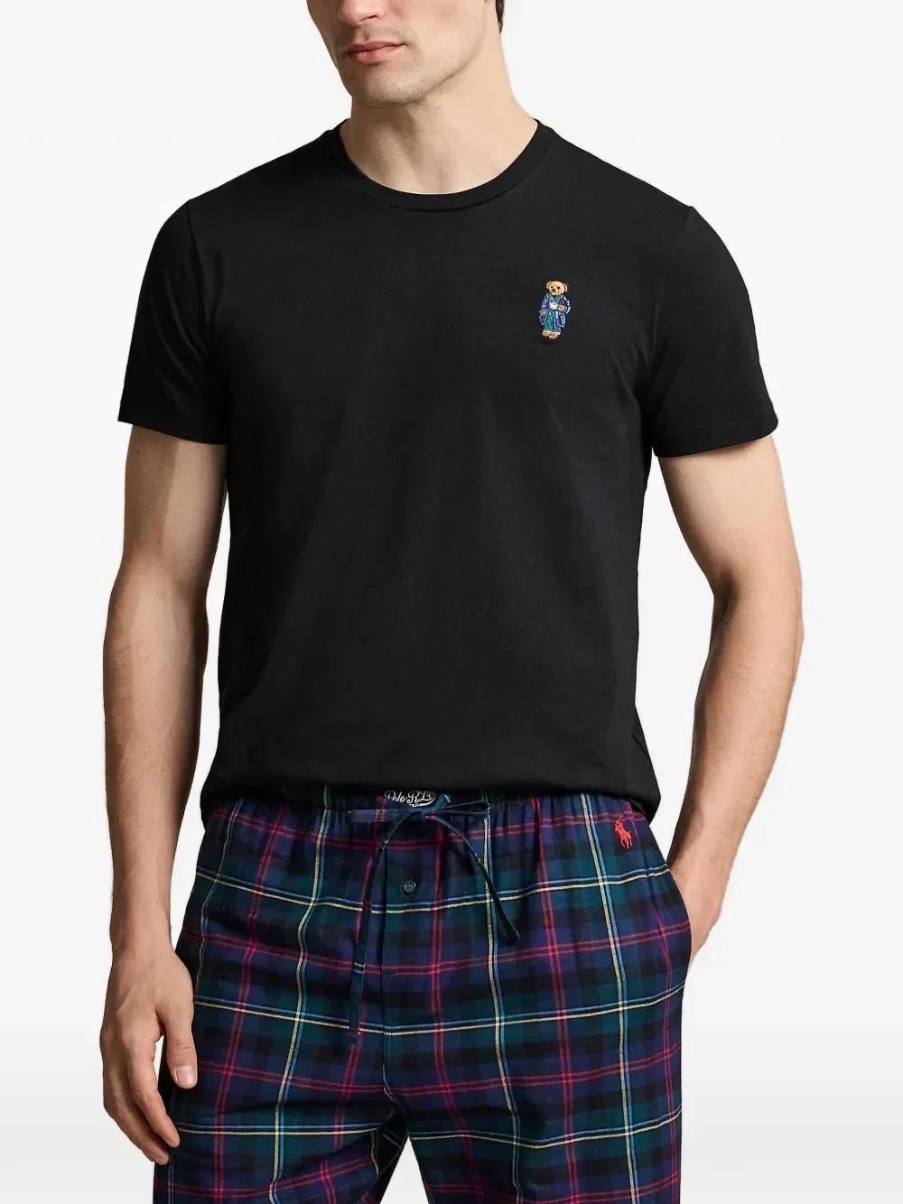Футболка хлопок Polo Bear Polo Ralph Lauren, черный — фото 3