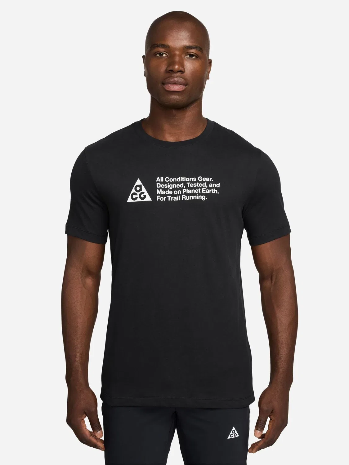Футболка ACG Dri-FIT Trail Nike, черно-белая