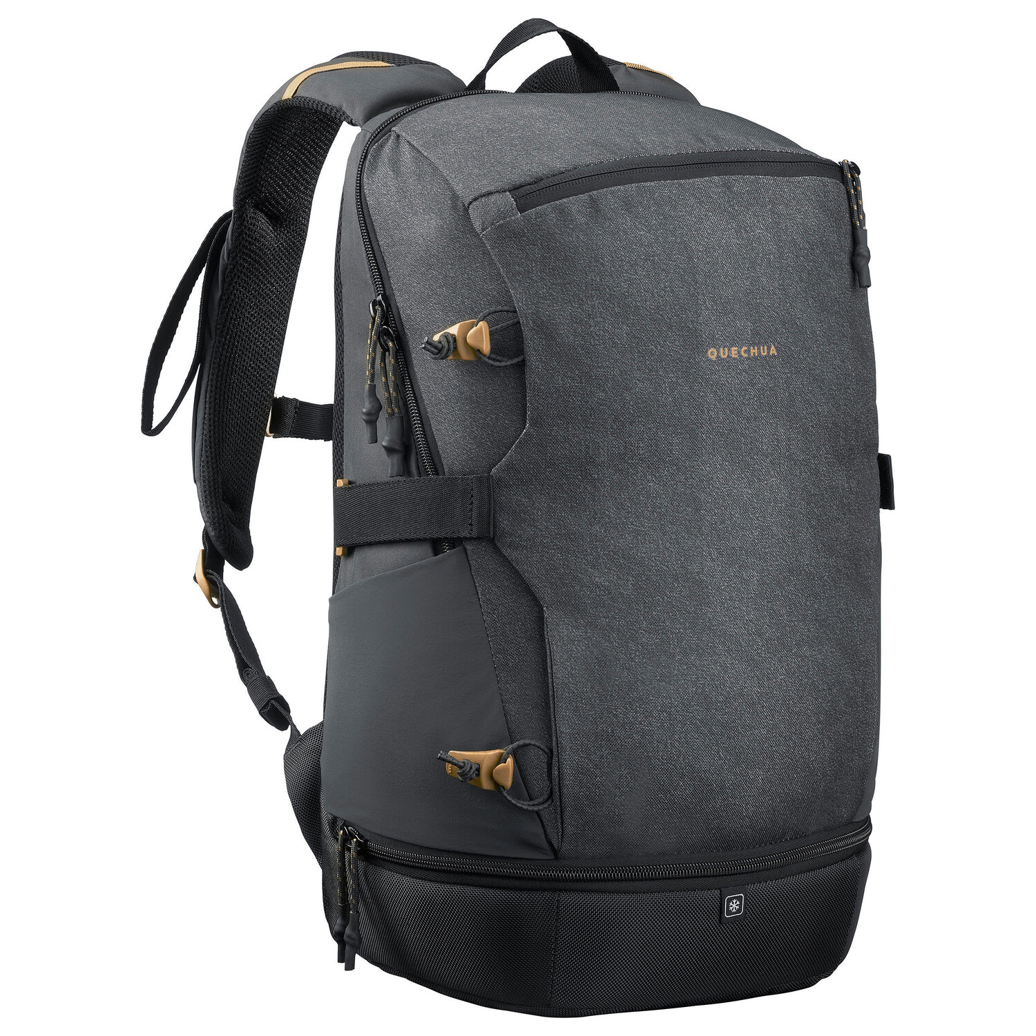

Рюкзак походный 20 л Quechua NH500 Arpenaz, серый/коричневый