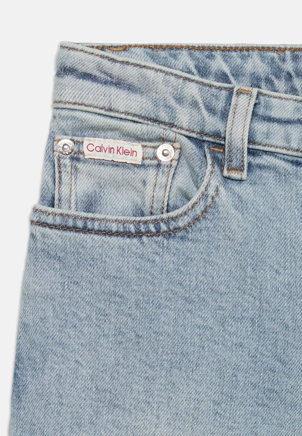Данте - прямые джинсы Calvin Klein Jeans, Blue Denim — фото 4