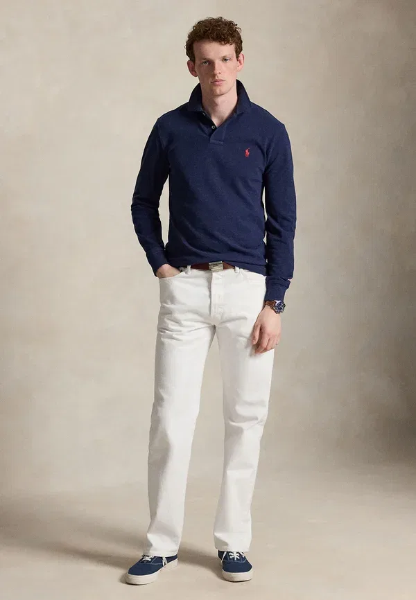 Поло, 100% хлопок Polo Ralph Lauren, темно-синий — фото 2