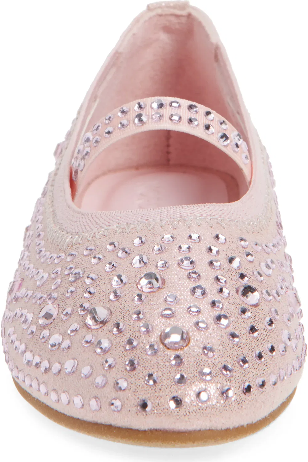 Балетки детские с блестками Kyleigh Nordstrom, Pink Metallic — фото 4