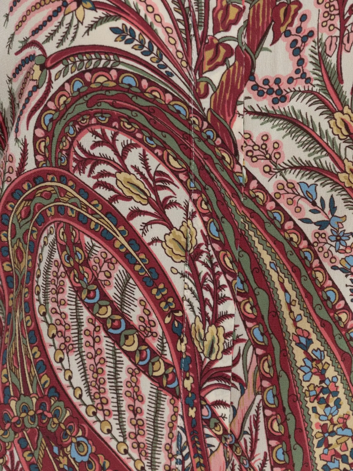Рубашка с принтом пейсли из шелка ETRO, нейтральные — фото 3