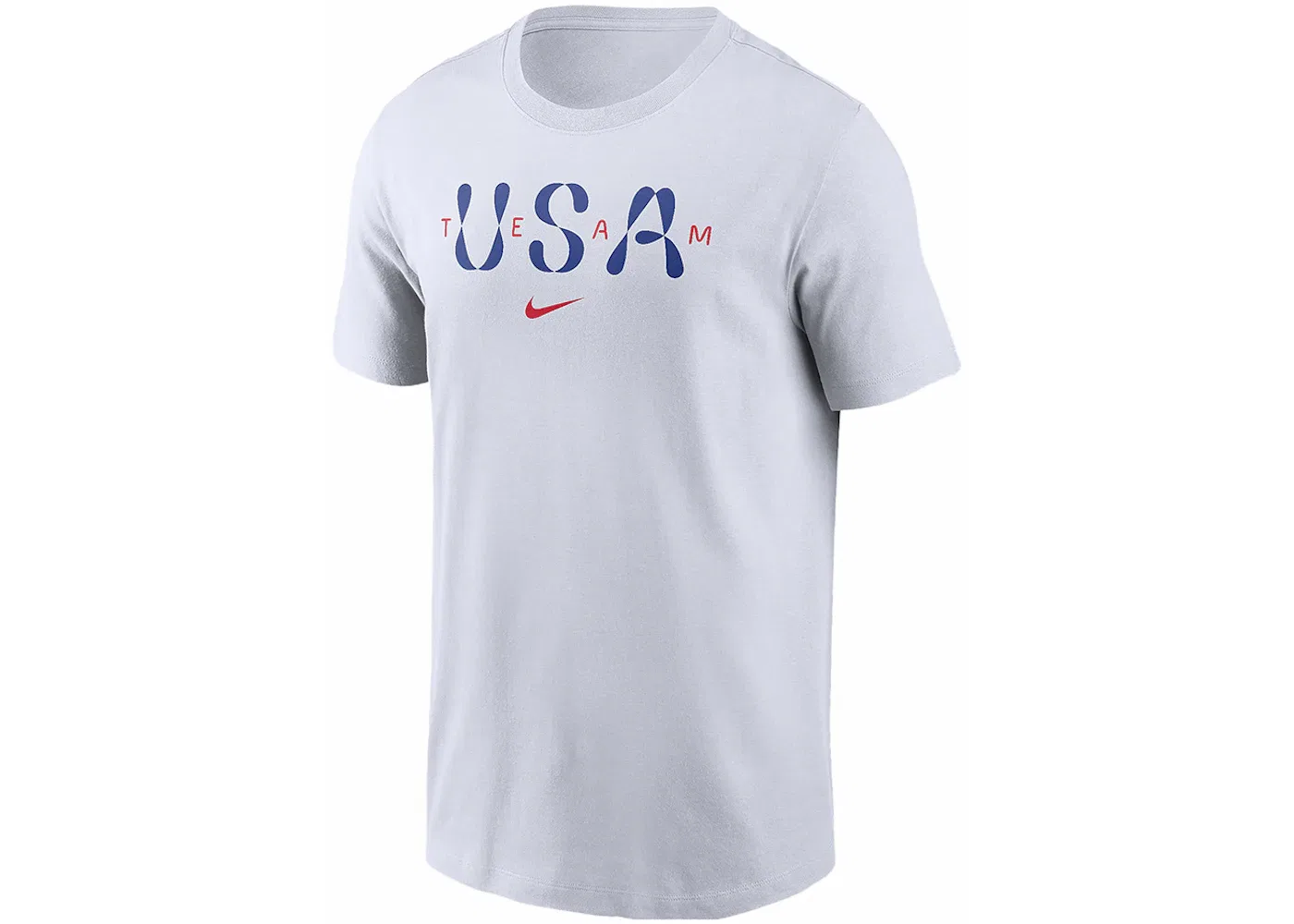 Мужская футболка с принтом Team USA Nike, белый